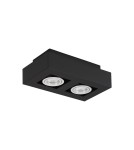 Lampy tuby - Luces Exclusivas ACATENO Natynkowa Spot czarny 2xGU10 max 10W LE61633 - product 1