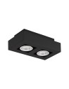 Luces Exclusivas ACATENO Natynkowa Spot czarny 2xGU10 max 10W LE61633