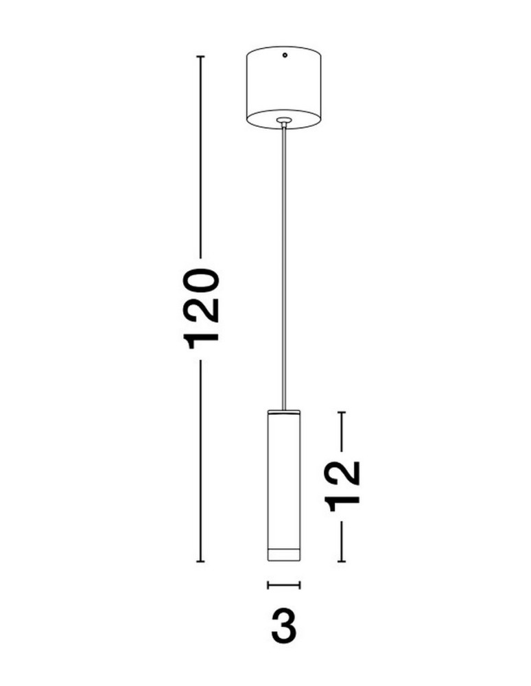 Lampy wiszące - Luces Exclusivas ACATLAN Wisząca Nowoczesna złoty i odcienie złota 1xLED max 5W 3000K LE61643 - produkt kolory-swiatla.pl 2
