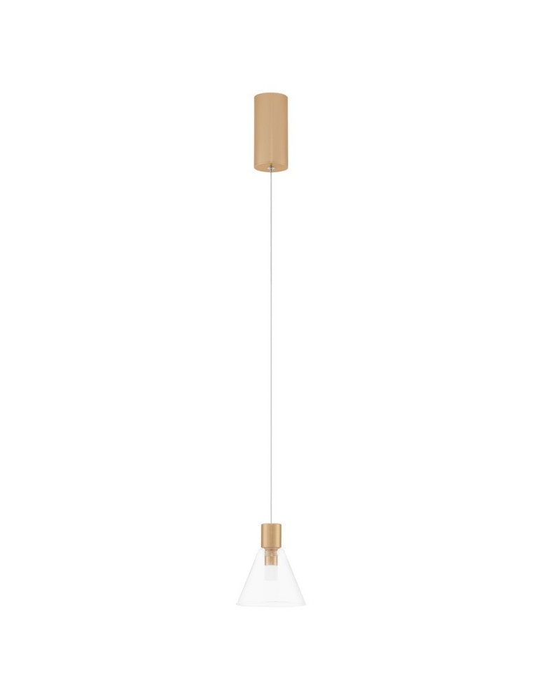 Lampy wiszące - Luces Exclusivas ACATLAN Wisząca Nowoczesna złoty i odcienie złota 1xLED max 5W 3000K LE61645 - produkt kolory-swiatla.pl 1