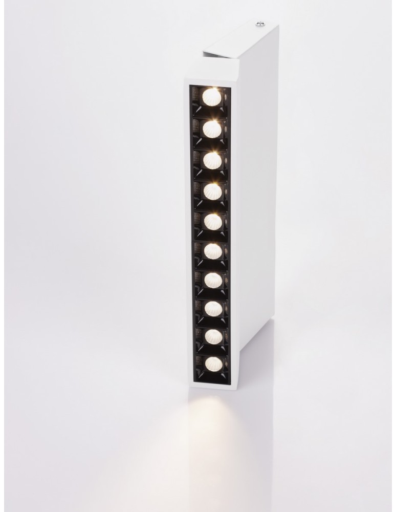 Lampy sufitowe reflektory - Luces Exclusivas BACARDI Reflektor Sufitowy biały 1xLED max 15W 3000K LE61657 - produkt kolory-swiatla.pl 2