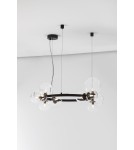 Lampy wiszące kule - Luces Exclusivas PARLA Wisząca Nowoczesna czarny 11xG9 max 6W LE42601 - produkt 2