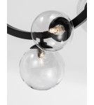 Lampy wiszące kule - Luces Exclusivas PARLA Wisząca Nowoczesna czarny 11xG9 max 6W LE42601 - produkt 4