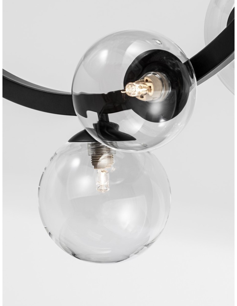Luces Exclusivas PARLA Wisząca Nowoczesna czarny 11xG9 max 6W LE42601