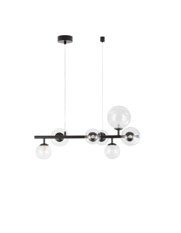 Luces Exclusivas PARLA Wisząca Nowoczesna czarny 7xG9 max 6W LE42602