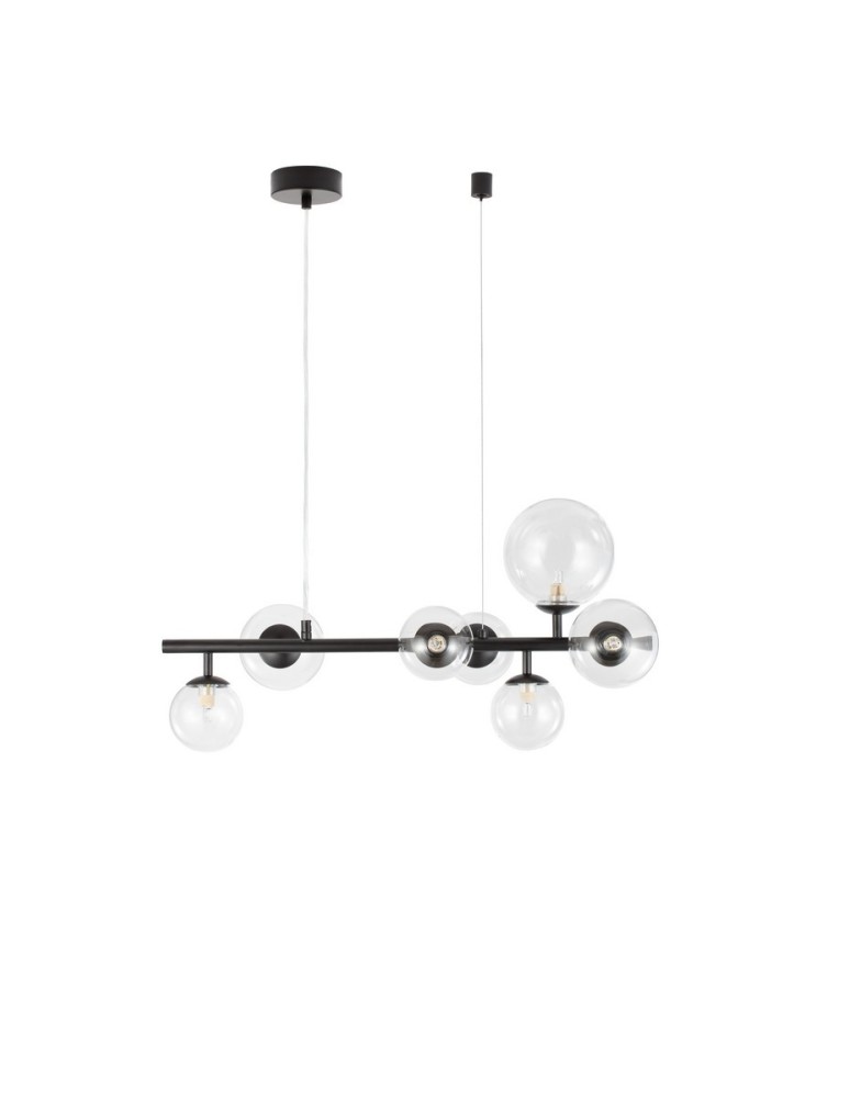 Luces Exclusivas PARLA Wisząca Nowoczesna czarny 7xG9 max 6W LE42602