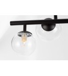 Lampy wiszące kule - Luces Exclusivas PARLA Wisząca Nowoczesna czarny 7xG9 max 6W LE42602 - produkt 4
