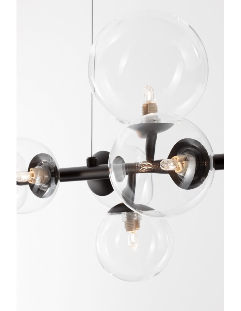 Luces Exclusivas PARLA Wisząca Nowoczesna czarny 7xG9 max 6W LE42602
