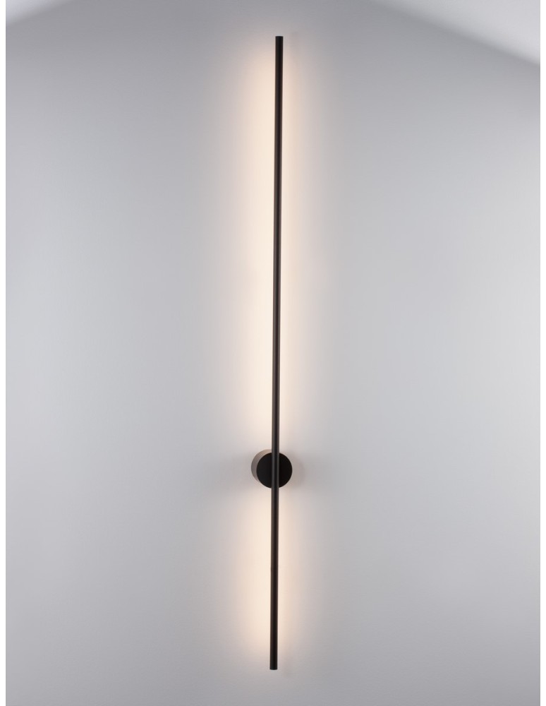 Luces Exclusivas TUNJA Ścienna Nowoczesna czarny 1xLED max 20W 3000K LE42606