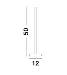 Lampy stołowe LED - Luces Exclusivas CERRO Stołowa czarny 1xLED max 10W 3000K LE42607 - product 6