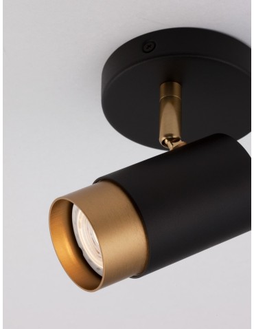 Luces Exclusivas CAYES Reflektor Sufitowy czarny 1xGU10 max 10W LE42612 - produkt 2