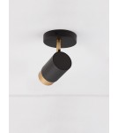 Lampy sufitowe reflektory - Luces Exclusivas CAYES Reflektor Sufitowy czarny 1xGU10 max 10W LE42612 - product 4