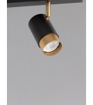 Lampy sufitowe reflektory - Luces Exclusivas CAYES Reflektor Sufitowy czarny 3xGU10 max 10W LE42614 - produkt 2