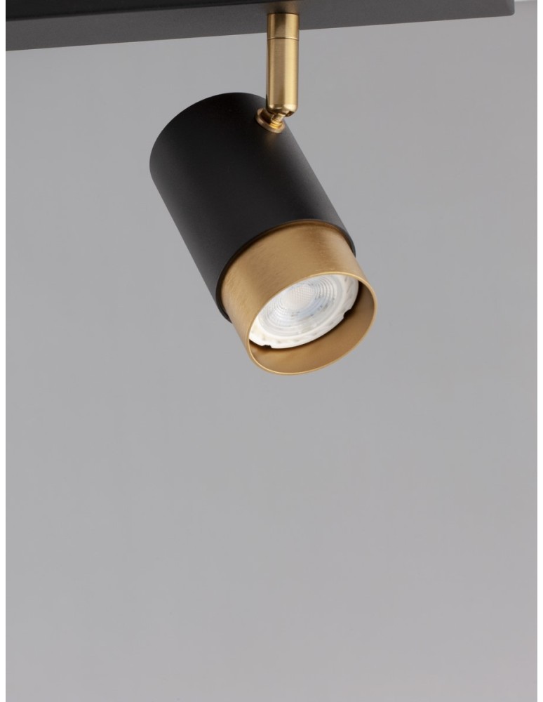 Luces Exclusivas CAYES Reflektor Sufitowy czarny 3xGU10 max 10W LE42614