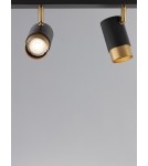Lampy sufitowe reflektory - Luces Exclusivas CAYES Reflektor Sufitowy czarny 3xGU10 max 10W LE42614 - produkt 4