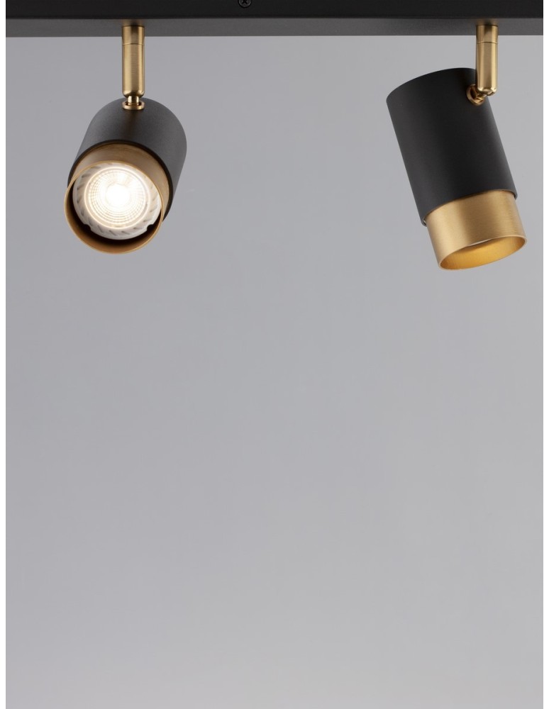 Luces Exclusivas CAYES Reflektor Sufitowy czarny 3xGU10 max 10W LE42614