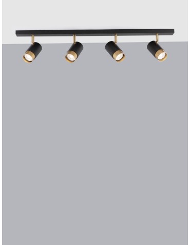 Luces Exclusivas CAYES Reflektor Sufitowy czarny 4xGU10 max 10W LE42615 - produkt 2