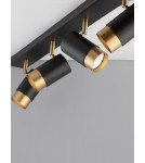 Lampy sufitowe reflektory - Luces Exclusivas CAYES Reflektor Sufitowy czarny 4xGU10 max 10W LE42615 - produkt 4