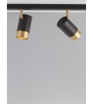 Lampy sufitowe reflektory - Luces Exclusivas CAYES Reflektor Sufitowy czarny 4xGU10 max 10W LE42615 - produkt 5