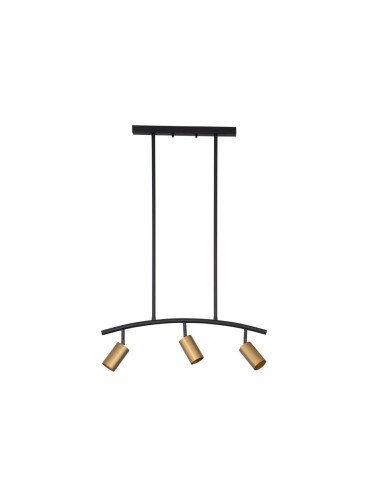 Luces Exclusivas CAYES Wisząca Nowoczesna czarny 3xGU10 max 10W LE42617