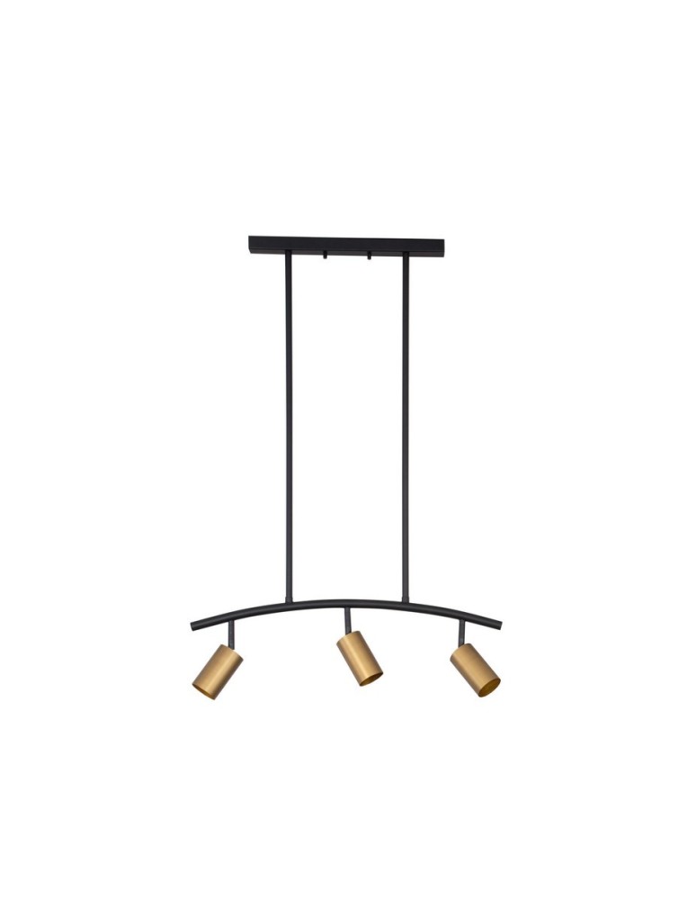 Lampy wiszące - Luces Exclusivas CAYES Wisząca Nowoczesna czarny 3xGU10 max 10W LE42617 - produkt kolory-swiatla.pl 1
