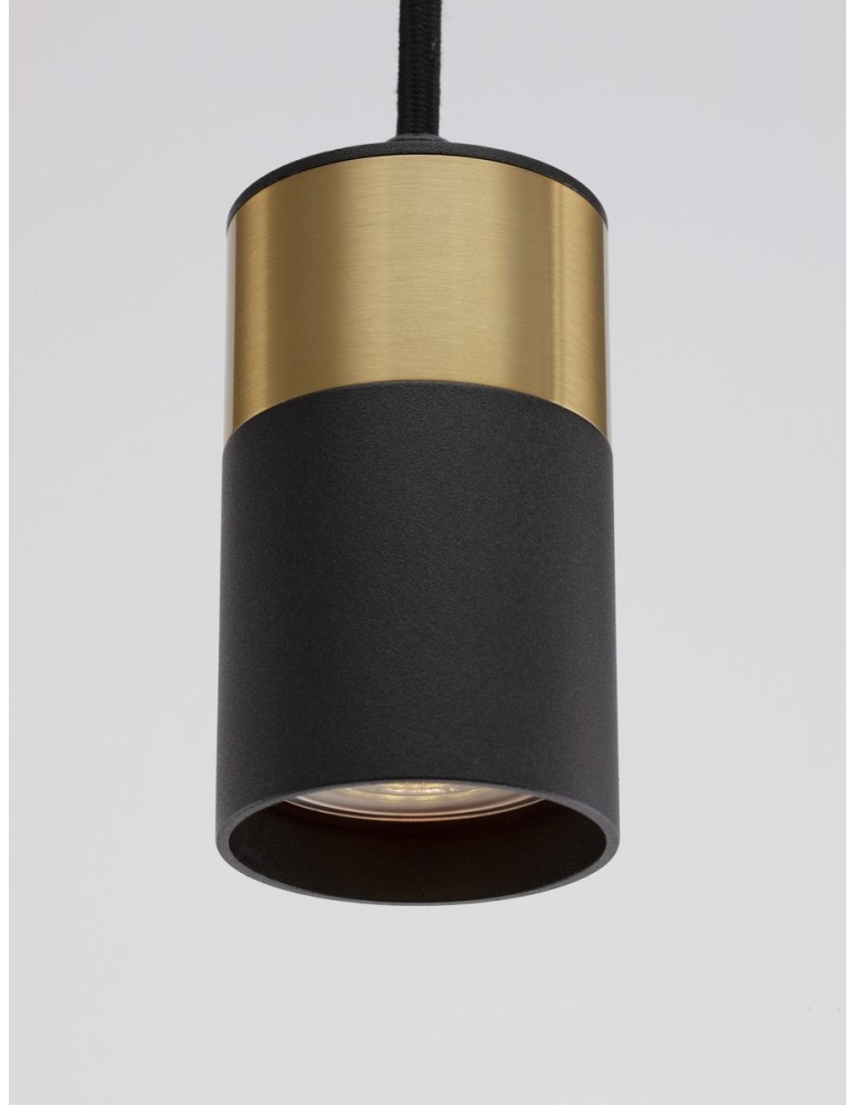 Luces Exclusivas CAYES Wisząca Nowoczesna czarny 1xGU10 max 10W LE42620