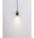Lampy wiszące - Luces Exclusivas CAYES Wisząca Nowoczesna czarny 1xGU10 max 10W LE42620 - produkt 3