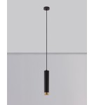 Lampy wiszące - Luces Exclusivas CAYES Wisząca Nowoczesna czarny 1xGU10 max 10W LE42621 - produkt 3