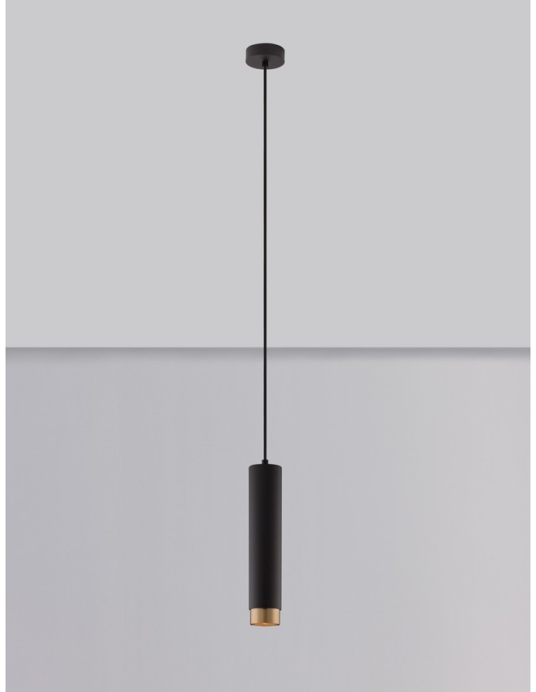Luces Exclusivas CAYES Wisząca Nowoczesna czarny 1xGU10 max 10W LE42621