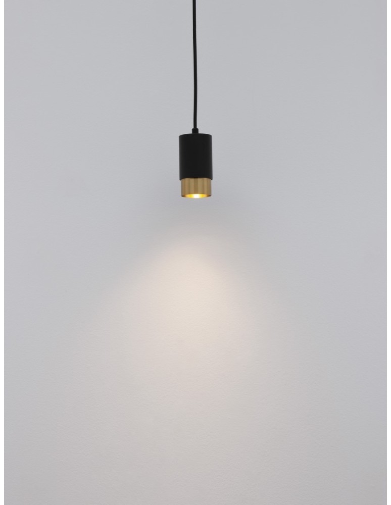 Luces Exclusivas CAYES Wisząca Nowoczesna czarny 1xGU10 max 10W LE42622
