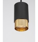 Lampy wiszące - Luces Exclusivas CAYES Wisząca Nowoczesna czarny 1xGU10 max 10W LE42622 - produkt 4