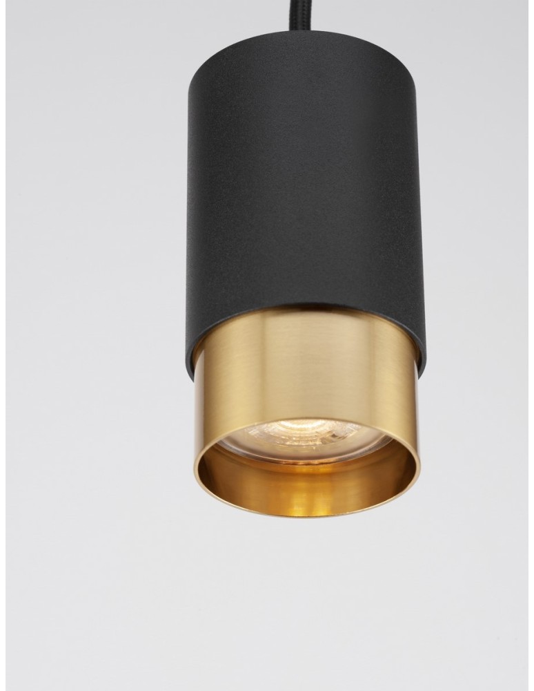 Luces Exclusivas CAYES Wisząca Nowoczesna czarny 1xGU10 max 10W LE42622