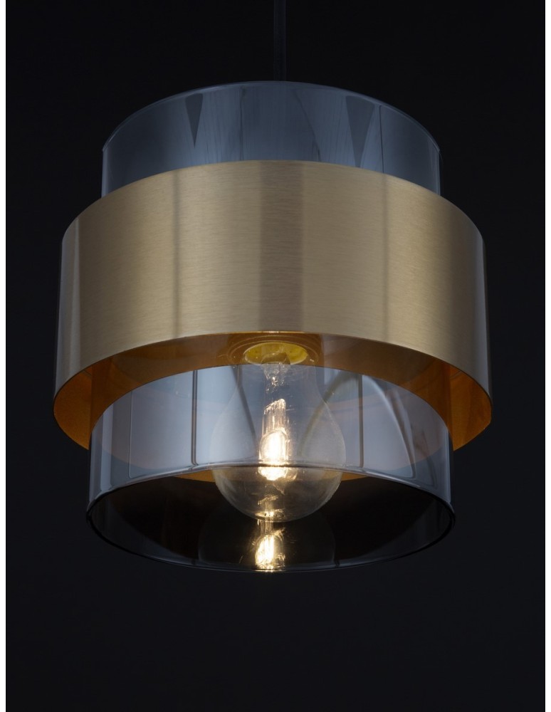 Luces Exclusivas VIEJA Wisząca Nowoczesna złoty i odcienie złota 1xΕ27 max 12W LE42623
