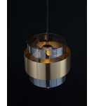 Lampy wiszące - Luces Exclusivas VIEJA Wisząca Nowoczesna złoty i odcienie złota 1xΕ27 max 12W LE42623 - produkt 5