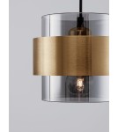 Lampy wiszące - Luces Exclusivas VIEJA Wisząca Nowoczesna złoty i odcienie złota 3xΕ27 max 12W LE42624 - produkt 5