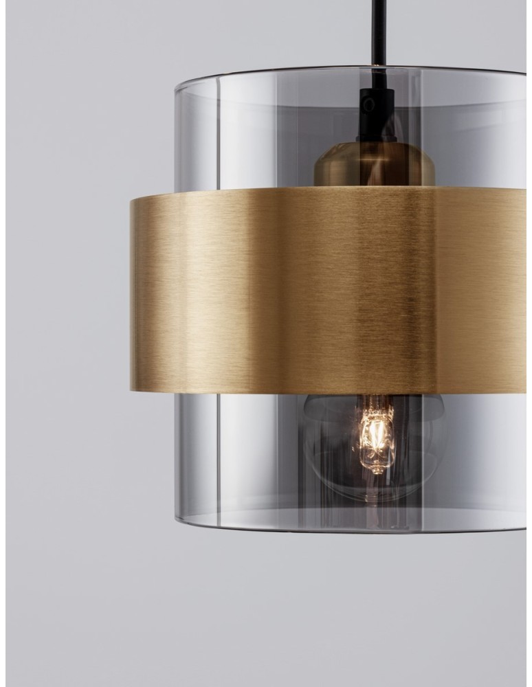 Luces Exclusivas VIEJA Wisząca Nowoczesna złoty i odcienie złota 3xΕ27 max 12W LE42624