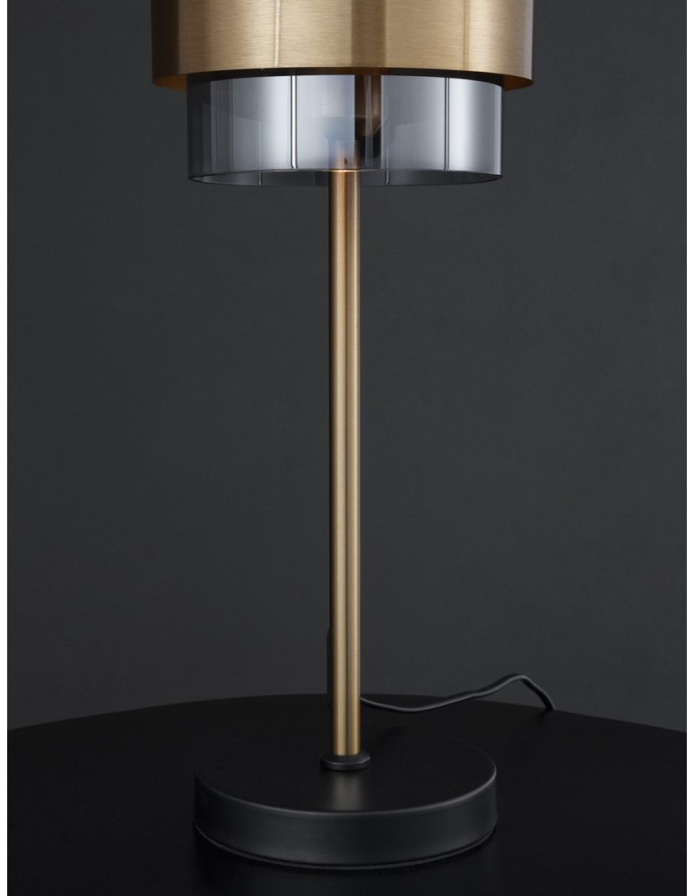 Luces Exclusivas VIEJA Stołowa złoty i odcienie złota 1xΕ27 max 12W LE42626
