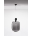 Lampy wiszące - Luces Exclusivas PADRE Wisząca Nowoczesna czarny 1xΕ27 max 12W LE42628 - produkt 3