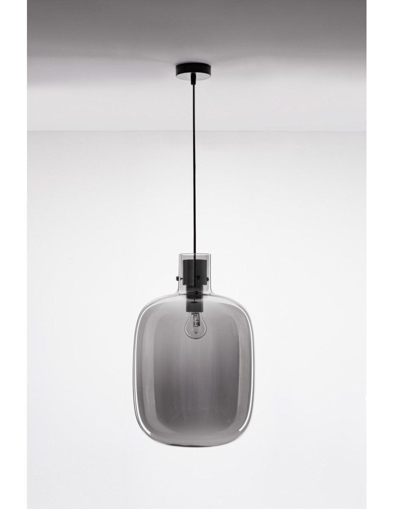Luces Exclusivas PADRE Wisząca Nowoczesna czarny 1xΕ27 max 12W LE42628