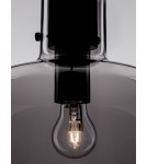 Lampy wiszące - Luces Exclusivas PADRE Wisząca Nowoczesna czarny 1xΕ27 max 12W LE42628 - produkt 5