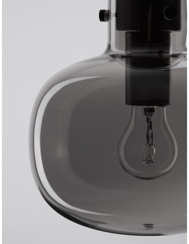 Luces Exclusivas PADRE Wisząca Nowoczesna czarny 1xΕ27 max 12W LE42629