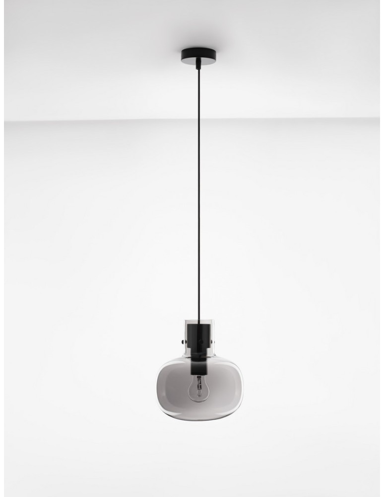 Luces Exclusivas PADRE Wisząca Nowoczesna czarny 1xΕ27 max 12W LE42629