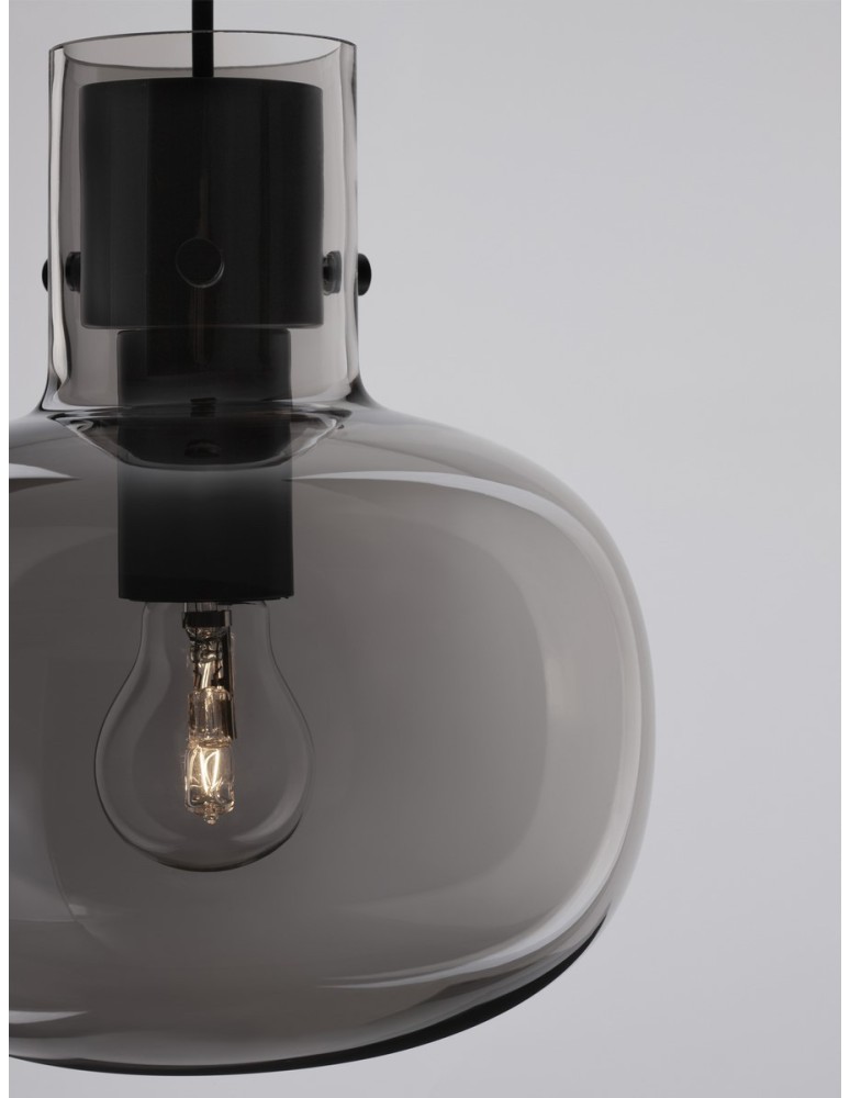 Luces Exclusivas PADRE Wisząca Nowoczesna czarny 1xΕ27 max 12W LE42629