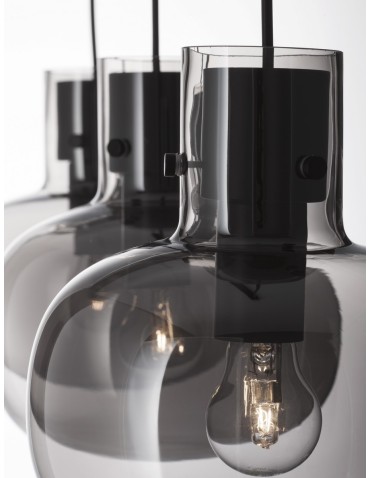 Luces Exclusivas PADRE Wisząca Nowoczesna czarny 3xΕ27 max 12W LE42630 - produkt 2