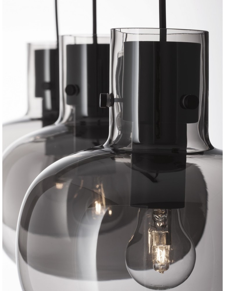 Luces Exclusivas PADRE Wisząca Nowoczesna czarny 3xΕ27 max 12W LE42630