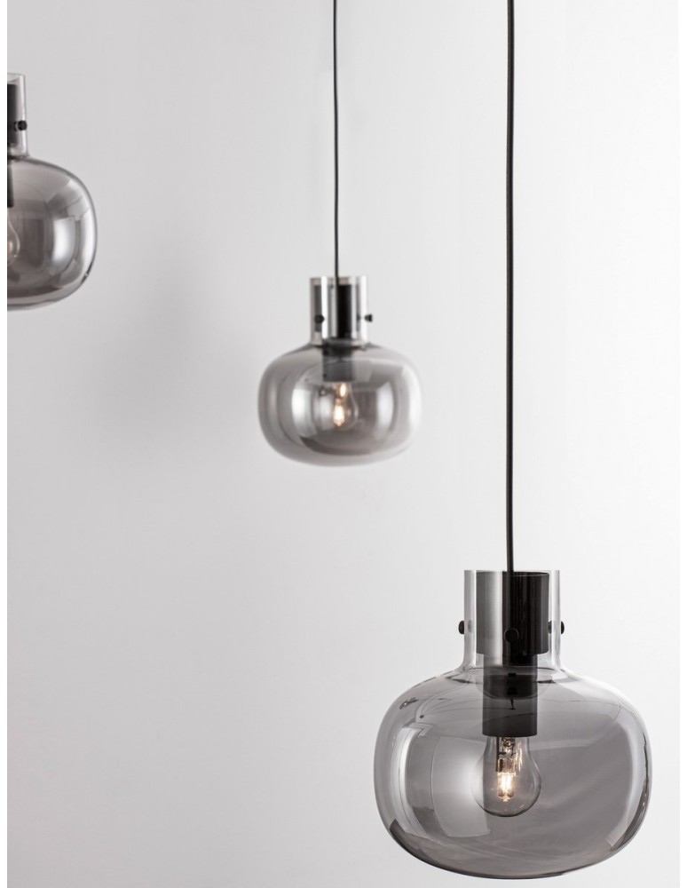 Luces Exclusivas PADRE Wisząca Nowoczesna czarny 4xΕ27 max 12W LE42632