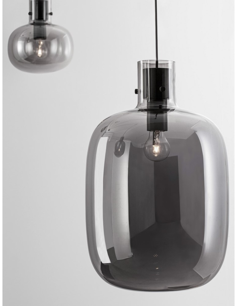 Luces Exclusivas PADRE Wisząca Nowoczesna czarny 4xΕ27 max 12W LE42632