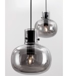 Lampy wiszące - Luces Exclusivas PADRE Wisząca Nowoczesna czarny 4xΕ27 max 12W LE42632 - produkt 5
