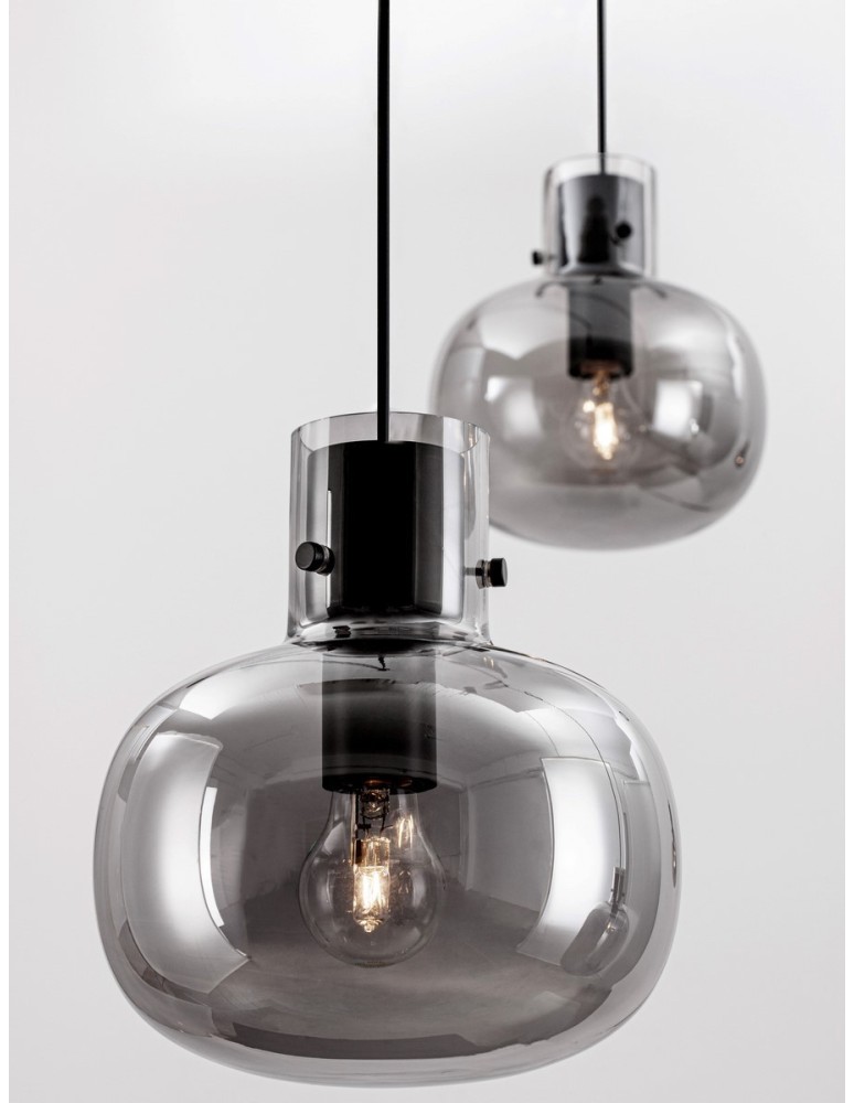 Luces Exclusivas PADRE Wisząca Nowoczesna czarny 4xΕ27 max 12W LE42632