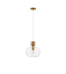 Lampy wiszące - Luces Exclusivas PADRE Wisząca Nowoczesna złoty i odcienie złota 1xΕ27 max 12W LE42633 - product 1